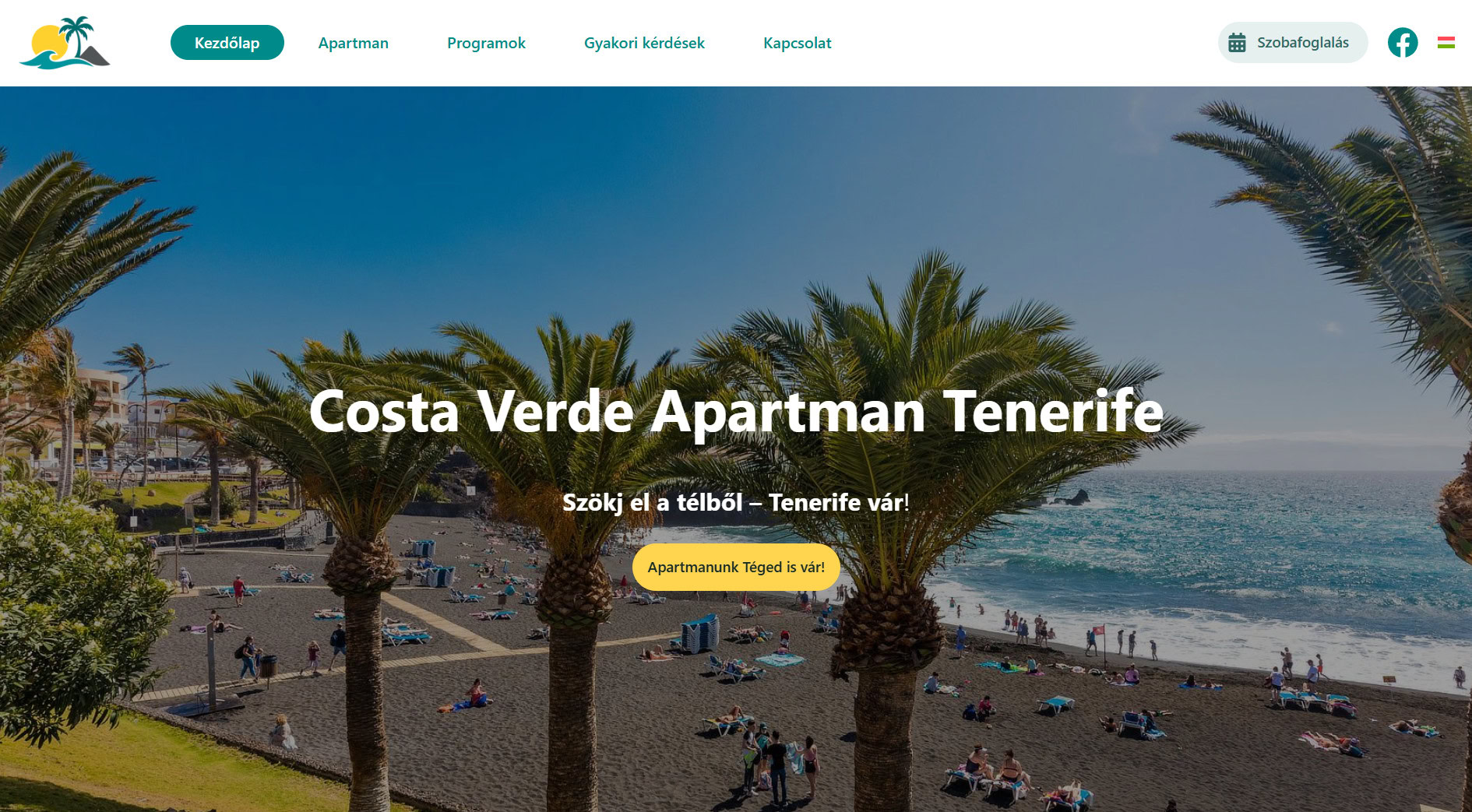 Weboldal készítés referencia: Easy Tenerife Travel