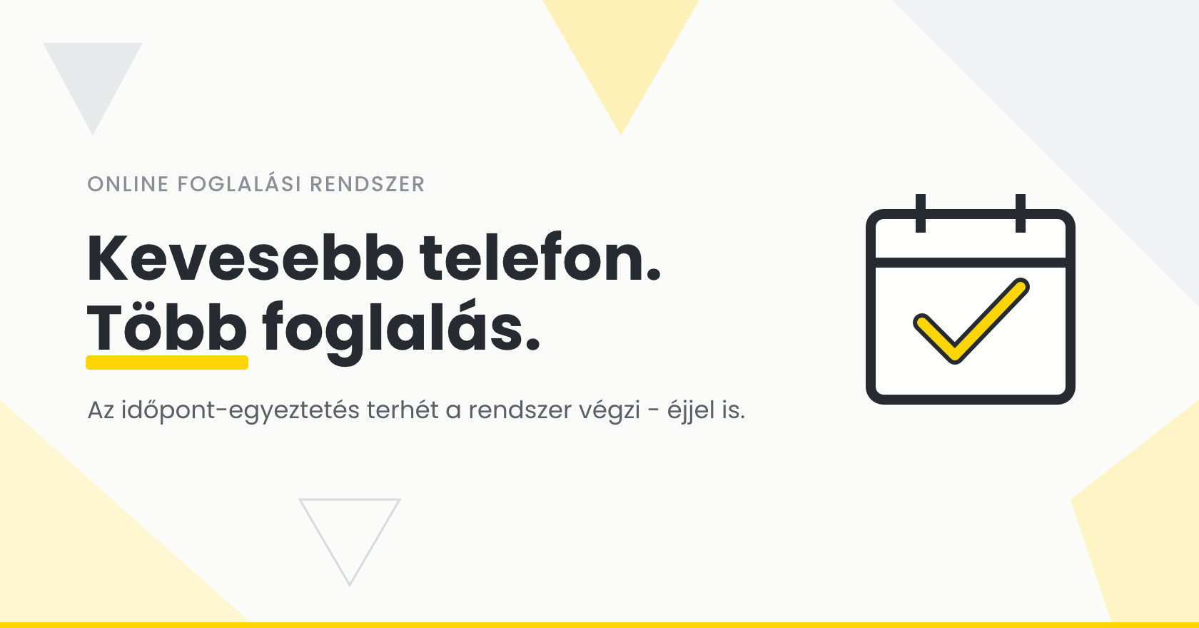 Online foglalási rendszer — kevesebb telefon, több lefoglalt időpont