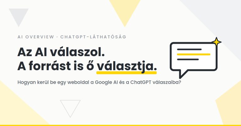 Google AI Overview és ChatGPT-láthatóság — az AI válaszol, és a forrást is ő választja